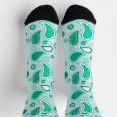 groene paisley sokken (Top)