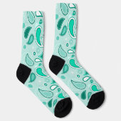 groene paisley sokken (Rechts)
