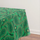 Groene paisley tafelkleed (Voorbeeld)