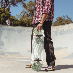 Groene Palm Bliss 1 #art #natural Persoonlijk Skateboard