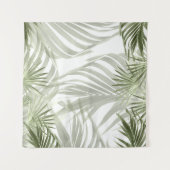 Groene Palm Bliss 1 #art #natural Wandkleed (Voorkant (horizontaal))