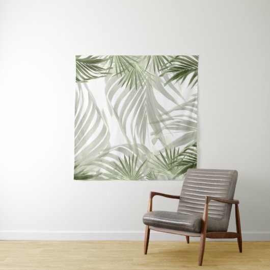 Groene Palm Bliss 1 #art #natural Wandkleed (In situ)