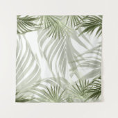 Groene Palm Bliss 1 #art #natural Wandkleed (Voorkant)