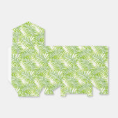 Groene Palm Flamingo Cadeau Doos Bedankdoosjes (Uitgevouwen)