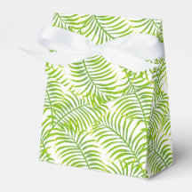Groene Palm Flamingo Cadeau Doos