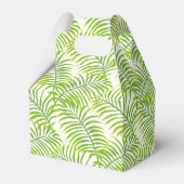 Groene Palm Flamingo geschenkdoos Bedankdoosjes (Achterkant)