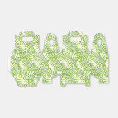 Groene Palm Flamingo geschenkdoos Bedankdoosjes (Uitgevouwen)