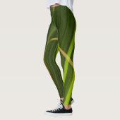 Groene Palm Fronds Natuurlijke Tropische Abstract Leggings (Links)