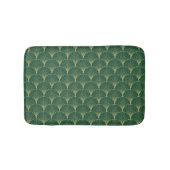 Groene Palm Leaf Art Deco Badmat (Voorkant)