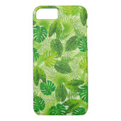 Groene palm Leaf Tropical iPhone Case (Achterkant)
