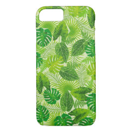 Groene palm Leaf Tropical iPhone Case
