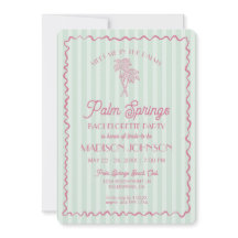 Groene Palm Springs Pastel Strand Meisjesuitje Par