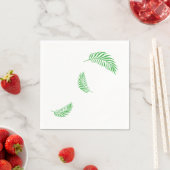 Groene palm/varens servet (Insitu)