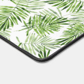 Groene palmbladeren bureaumat (Hoek)