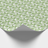 Groene palmbladeren cadeaupapier (Hoek)