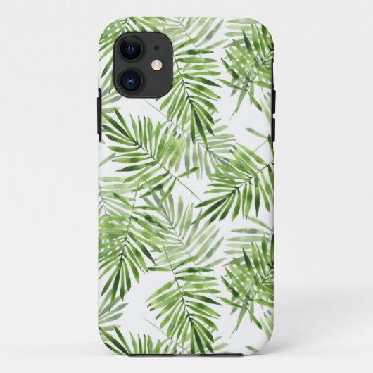 Groene palmbladeren Case-Mate iPhone case (Achterkant)
