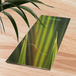 Groene Palmbladeren Fotografische Zen Natuur Yogamat