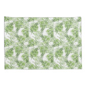 Groene palmbladeren kussensloop (Achterkant-Rechts)