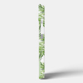 Groene palmbladeren | Monogram Case-Mate iPhone Case (Achterkant / Links)