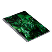 Groene palmbladeren notitieboek (Rechterzijde)