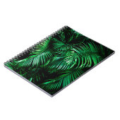 Groene palmbladeren notitieboek (Linkerzijde)
