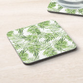 Groene palmbladeren onderzetter (Linkerzijde)