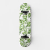 Groene palmbladeren persoonlijk skateboard (Voorkant)