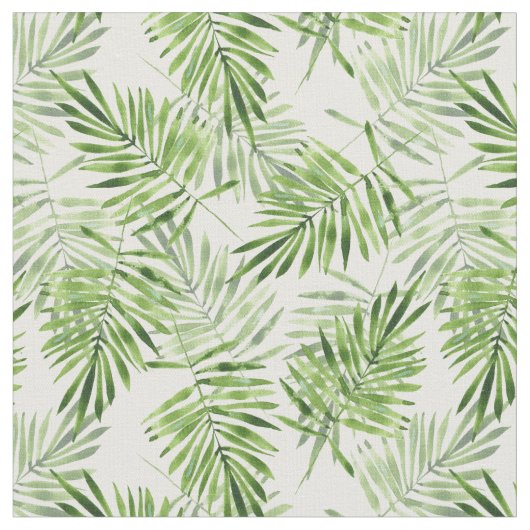 Groene palmbladeren stof (Close Up)