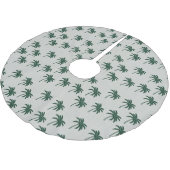 Groene palmbomen kerstboom rok (Gekanteld)