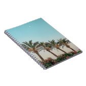 GROENE PALMBOMEN ONDER BLUE SKY NOTITIEBOEK (Rechterzijde)