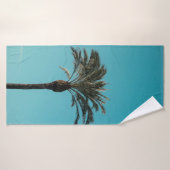 Groene palmboom badhanddoek (Badhanddoek)