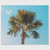 Groene palmboom cadeaupapier (Vlak)