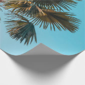 Groene palmboom cadeaupapier (Hoek)