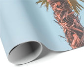 Groene palmboom cadeaupapier (Rol Hoek)