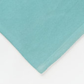 Groene palmboom fleece deken (Hoek)