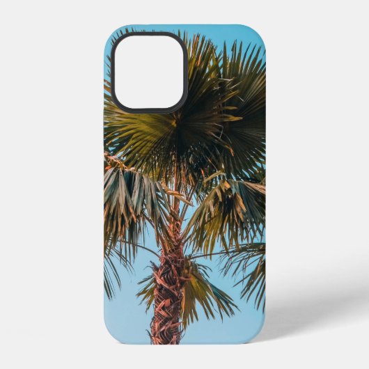 Groene palmboom iPhone hoesje (Achterkant)