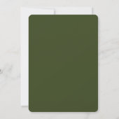 Groene palmboom kaart (Achterkant)