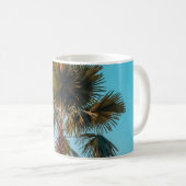 Groene palmboom koffiemok (Voorkant rechts)