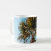 Groene palmboom koffiemok (Voorkant links)