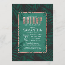 Groene palmboom laat zwarte Roos gouddag achter