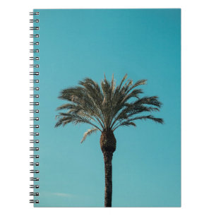 Groene palmboom notitieboek