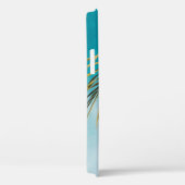 Groene palmboom onder blauwe hemel Case-Mate iPhone case (Achterkant / Rechts)