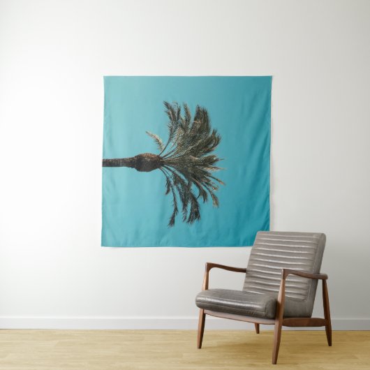 Groene palmboom wandkleed (In Situ (horizontaal))