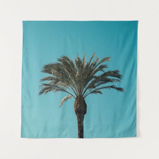 Groene palmboom wandkleed (Voorkant)