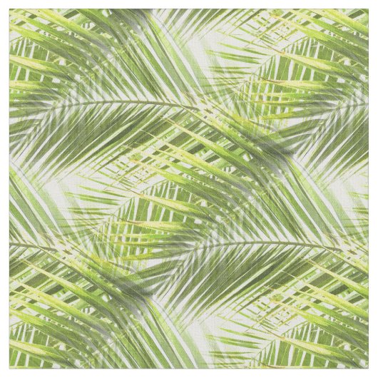 Groene palmboombladeren stof (Close Up)