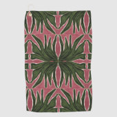 Groene Palmen Golfhanddoek (Voorkant)