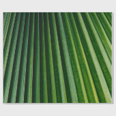 Groene palmoverbladeren cadeaupapier (Vlak)