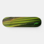 Groene palmvaten Abstract Persoonlijk Skateboard (Horizontaal)