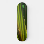 Groene palmvaten Abstract Persoonlijk Skateboard (Voorkant)