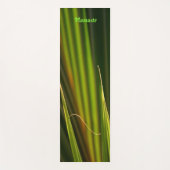 Groene palmvaten Fotografische Zen-Natuur Yogamat (Voorkant)